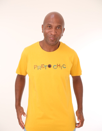 imagem Camiseta Amarela -  Preto Chic Colorido